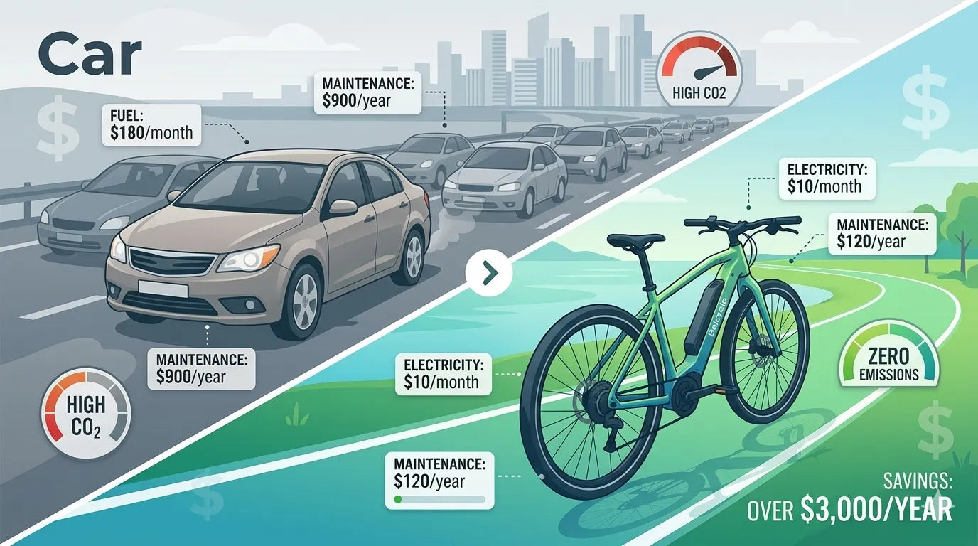 The Greener Commute: How Switching to an E-Bike Can Save You $3,000 a Year